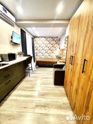 

Квартира-студия в апарт-отеле, 24 м², 2 кровати