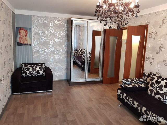 

1-к. квартира, 37 м², 2 кровати