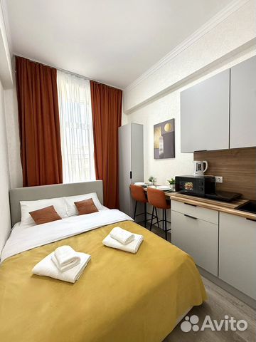 

Квартира-студия, 16 м², 1 кровать