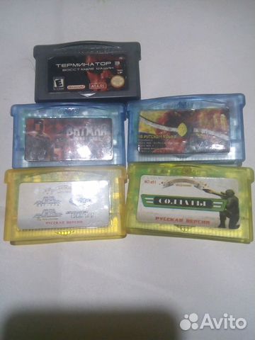 Nintendo GameBoy Advance GBA картриджи с играми