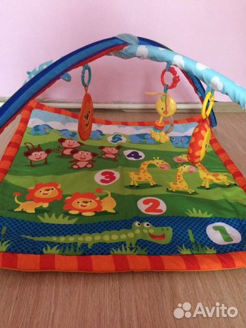 Развивающий коврик «Зоопарк»