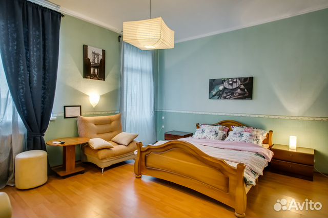 

1-к. квартира, 46 м², 2 кровати