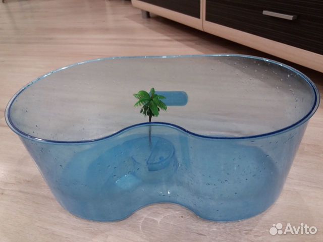 Продам аквариум с красноухими черепахами