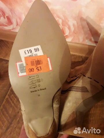 Замшевые полусапожки. Новые Замшевые полусапожки. Новые