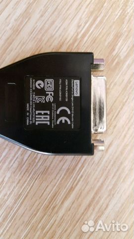 Кабель Lenovo DisplayPort to Single-Link DVI-D Mon Кабель Lenovo DisplayPort to Single-Link DVI-D Mon