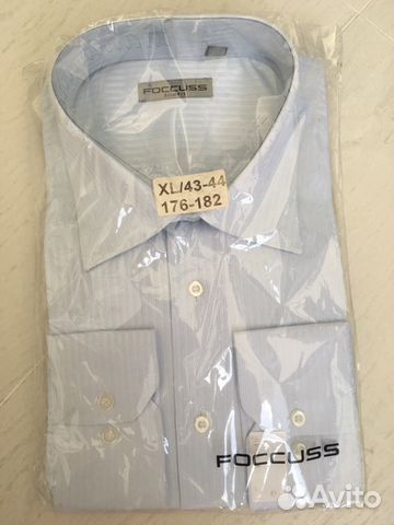 Рубашки мужские новые 43-44 176-182см Рубашки мужские новые 43-44 176-182см