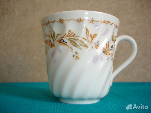Кофейная фарфоровая чашка лфз СССР Кофейная фарфоровая чашка лфз СССР