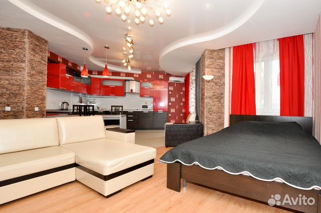 

Квартира-студия, 45 м², 2 кровати