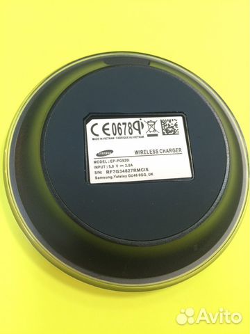 Беспроводное зарядное SAMSUNG EP-PG920I Черный Беспроводное зарядное SAMSUNG EP-PG920I Черный