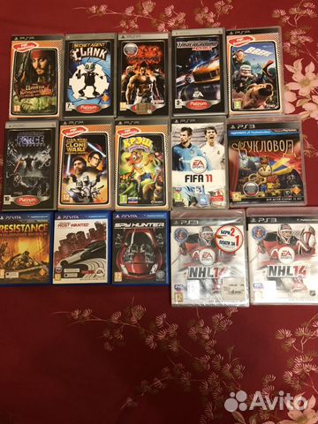 Игровые диски: PsP, PS3,PSVita