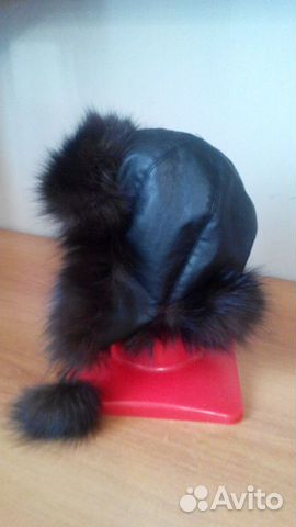 Продам шапку кожа + мех