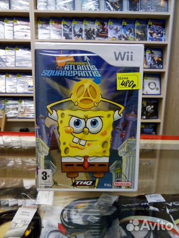 Nintendo Wii Spongebob atlantis squarepantis