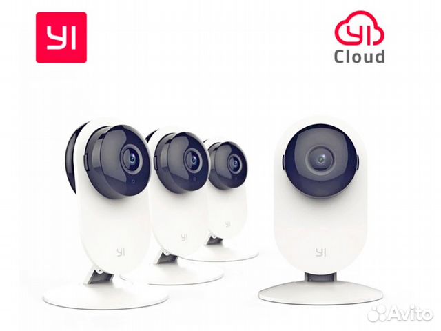 Комплект 4x IP камер Xiaomi Yi Home Wi-Fi 1080P