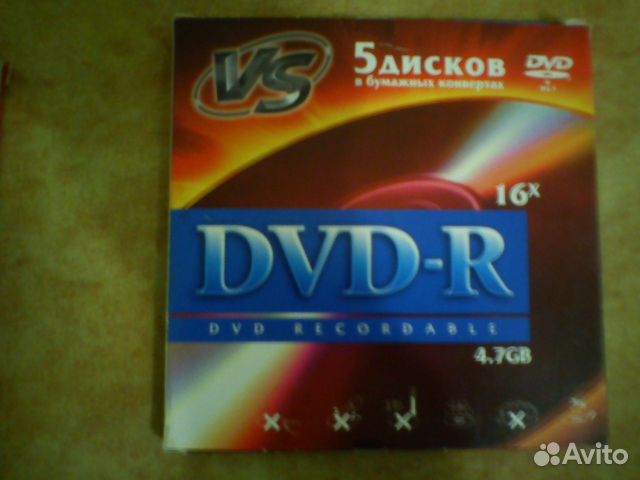 Диск DVD-R VS 4.7Gb 16x