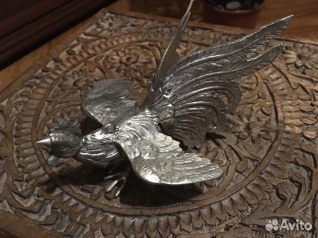 Фигурка Петуха, серебрение Фигурка Петуха, серебрение