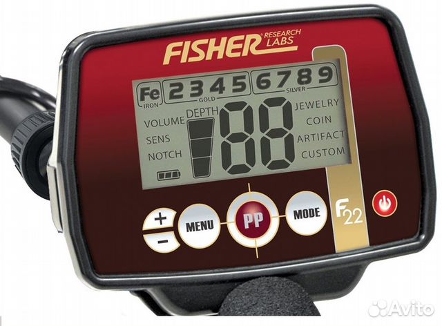 Металлоискатель Fisher F22 (катушка 9 Металлоискатель Fisher F22 (катушка 9
