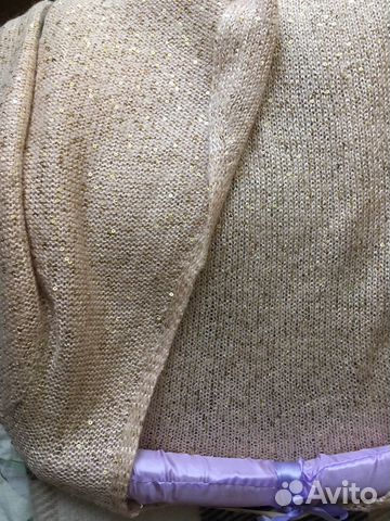 Кардиган персиковый с пайетками oodji Кардиган персиковый с пайетками oodji
