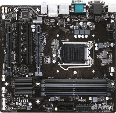 Системная плата сокет 1151 GigaByte GA-H110M-D3H R