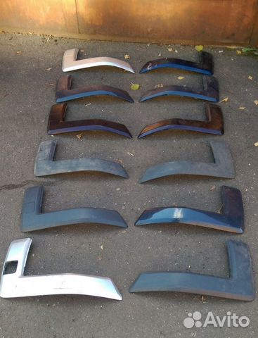 Молдинги переднего бампера Форд Фьюжен рестайл