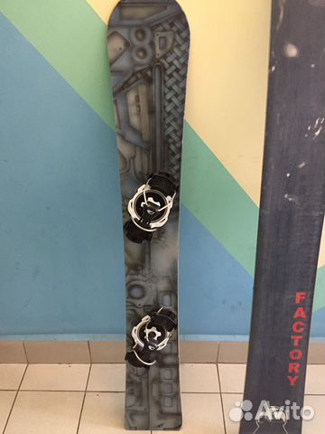 Жёсткий сноуборд rossignol, 158 см, без креплений