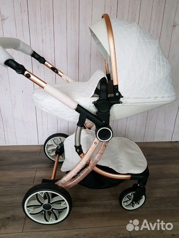 Коляска 2 в 1 Voondo, белый. Доставка
