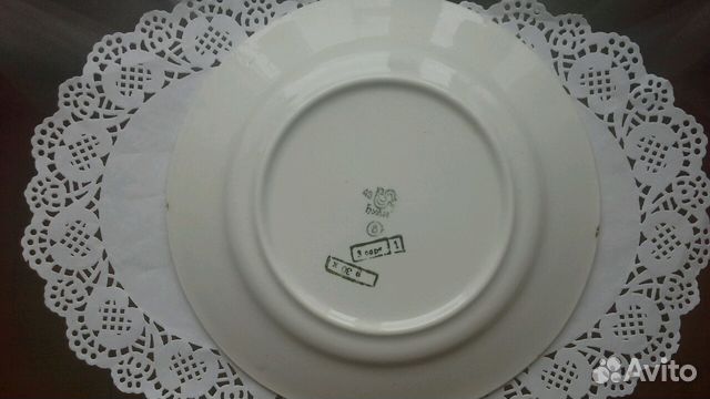 Блюдо тарелка Будянский фарфор 60-е г.г