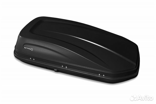 Автобокс багажник на крышу Черный active S 320 л