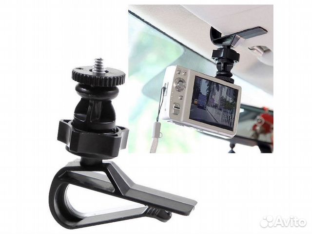 Держатель на козырек для GoPro/Смартфона/Dslr 1/4