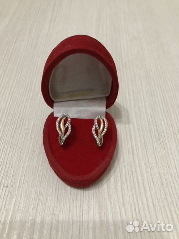 Серьги золотые 585 проба