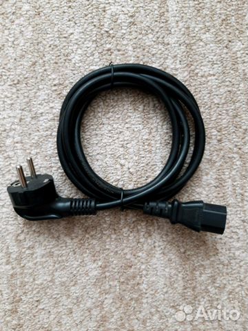 Сетевой кабель 220 Вт для компьютера и удленитель