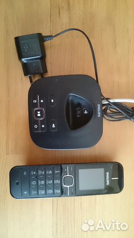 Радиотелефон с автоответчиком и аон Philips CD485