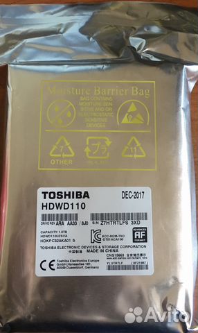 Жесткий диск Toshiba 1 tb