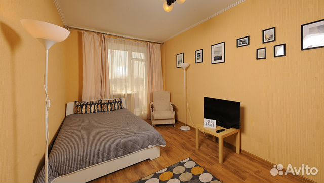 

1-к. квартира, 35 м², 2 кровати