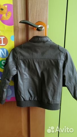 Куртка кожаная Vertbaudet для мальчика на 2-3 года Куртка кожаная Vertbaudet для мальчика на 2-3 года