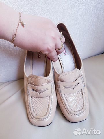 Туфли итальянские prada оригинал лофферы