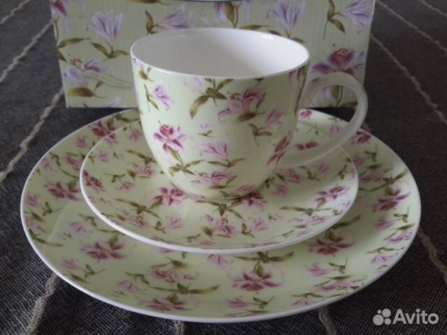 Подарочный набор Лилия 3 предмета. Фарфор