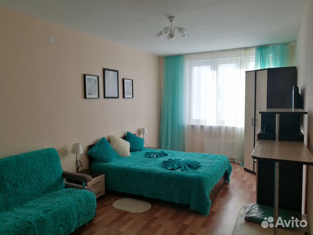 

1-к. квартира, 45 м², 2 кровати