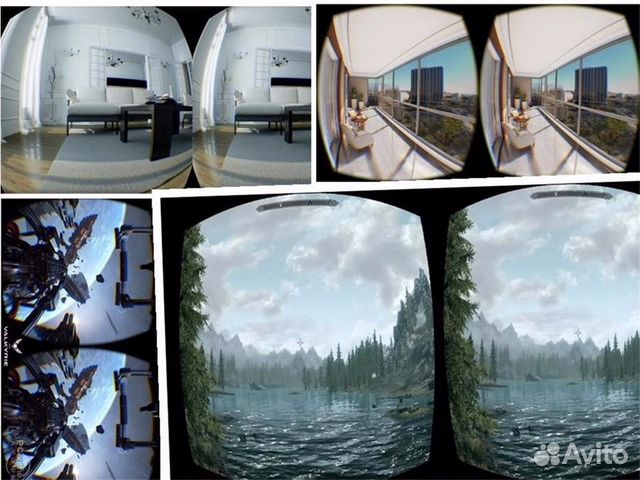 Очки виртуальной реально VR shinecon Pro+джойстик