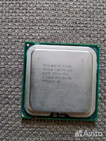 Процессор intel e7500 775 socket
