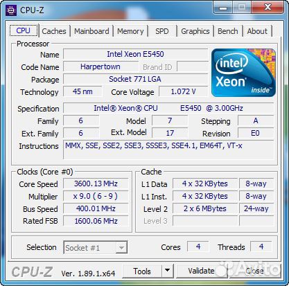 Intel Xeon E5450 + Asus P5Q Se Plus + 8gb ddr2