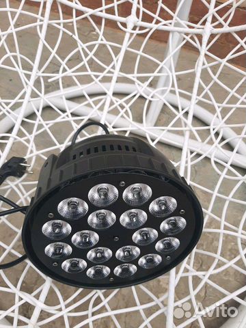 Прожектор par 18*18 w мультичип + UV Прожектор par 18*18 w мультичип + UV