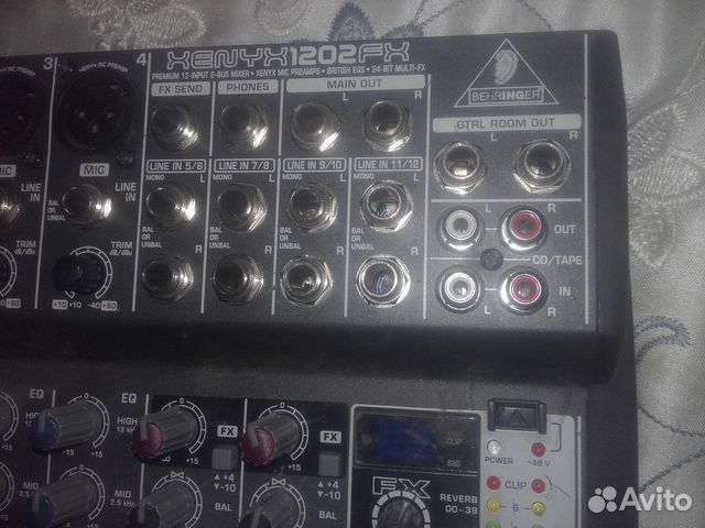 Микшерный пульт behringer henyx 1202