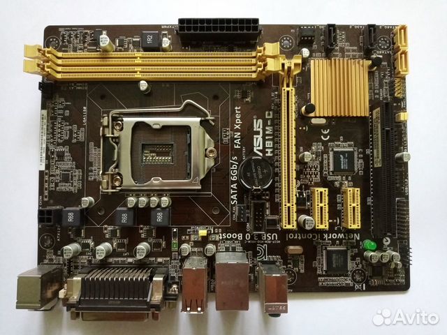 Материнская плата asus H81M-C LGA1150