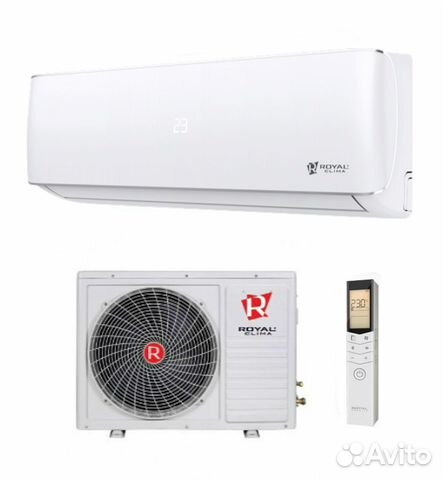 Сплит-система inverter Royal Clima (40м2) /монтаж