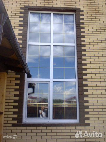пластиковые окна с фальшпереплетом фото