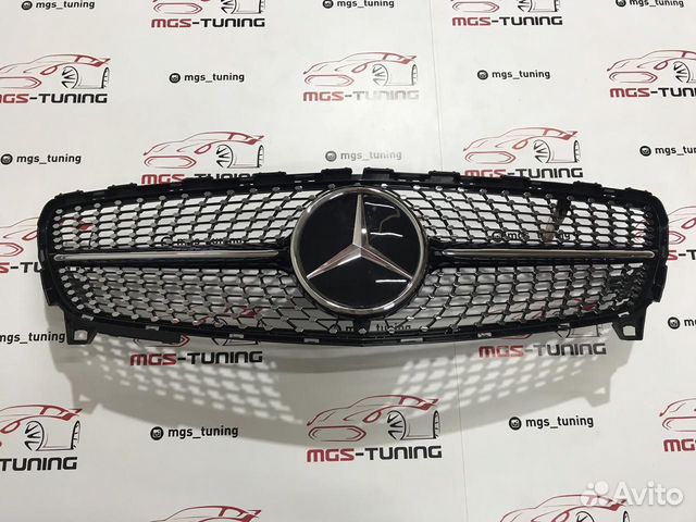 Решетка A-Class w176 Diamond black 15-18 Дистроник Решетка A-Class w176 Diamond black 15-18 Дистроник