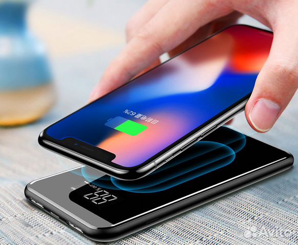 Бесконтактный Power Bank 10000mA Qi 2в1 Baseus Бесконтактный Power Bank 10000mA Qi 2в1 Baseus