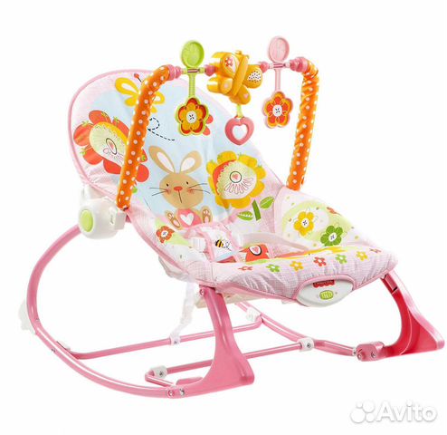 Fisher Price шезлонг кресло качалка