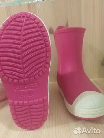 Новые сапожки crocs с9