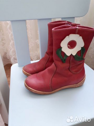 Сапоги для дев., демисезон, кожа, р.27, Юничел Сапоги для дев., демисезон, кожа, р.27, Юничел